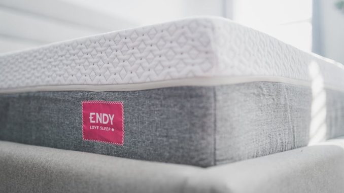 High-quality Endy mattress providing luxury comfort and modern bedroom aesthetics.
